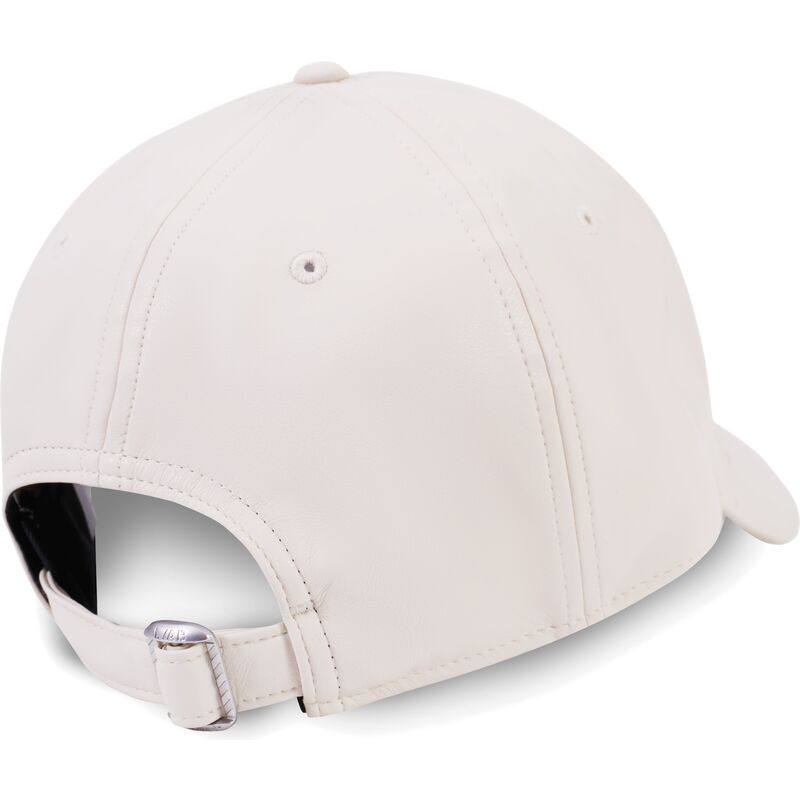 casquette-courbee-beige-ajustable-clamp-arrows-pu-leather-l-ab-c-o-off-white casquette-courbee-beige-ajustable-clamp-arrows-pu-leather-l-ab-c-o-off-white