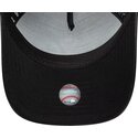 mutzen-gebogen-schwarz-verstellbares-band-9forty-m-crown-a-frame-fabric-mix-der-new-york-yankees-mlb-von-new-era