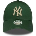 cappello-curvo-verde-cinghia-regolabile-9forty-metallic-dei-new-york-yankees-mlb-di-new-era
