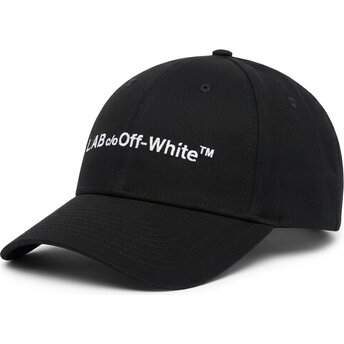 Cappello curvo nero cinghia regolabile Horizontal Embroidered Twill di L/AB c/o Off-White™