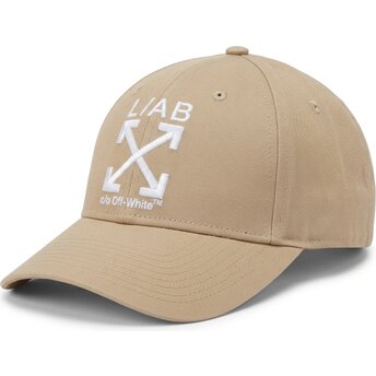 Mützen gebogen beige verstellbares band Clamp Arrows Twill von L/AB c/o Off-White™