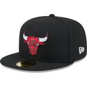 cappello-piatto-nero-aderente-59fifty-rhinestone-badge-dei-chicago-bulls-nba-di-new-era