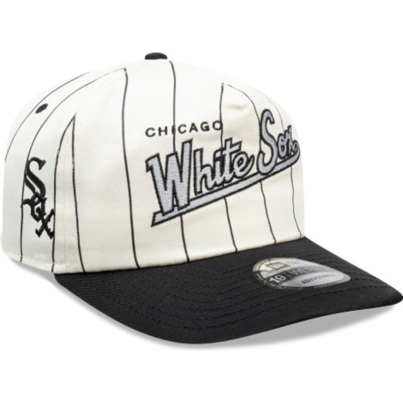 cappello-curvo-nero-snapback-19twenty-pinstripe-dei-chicago-white-sox-mlb-di-new-era