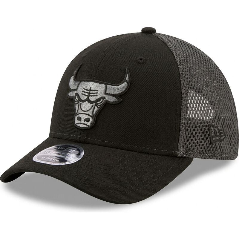 cappello-curvo-nero-aderente-39thirty-m-crown-neo-dei-chicago-bulls-nba-di-new-era