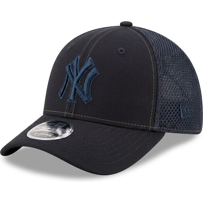 cappello-curvo-blu-marino-aderente-39thirty-m-crown-neo-dei-new-york-yankees-mlb-di-new-era cappello-curvo-blu-marino-aderente-39thirty-m-crown-neo-dei-new-york-yankees-mlb-di-new-era