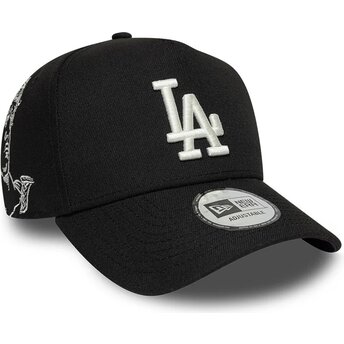 Mützen gebogen schwarz snapback 9FORTY E Frame Mythical Icon der Los Angeles Dodgers MLB von New Era