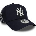 mutzen-gebogen-marineblau-snapback-9forty-e-frame-mythical-icon-der-new-york-yankees-mlb-von-new-era