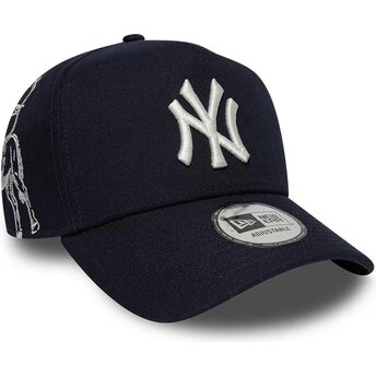 Cappello curvo blu marino snapback 9FORTY E Frame...