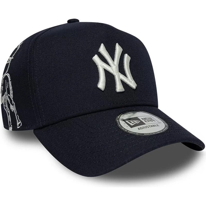 mutzen-gebogen-marineblau-snapback-9forty-e-frame-mythical-icon-der-new-york-yankees-mlb-von-new-era