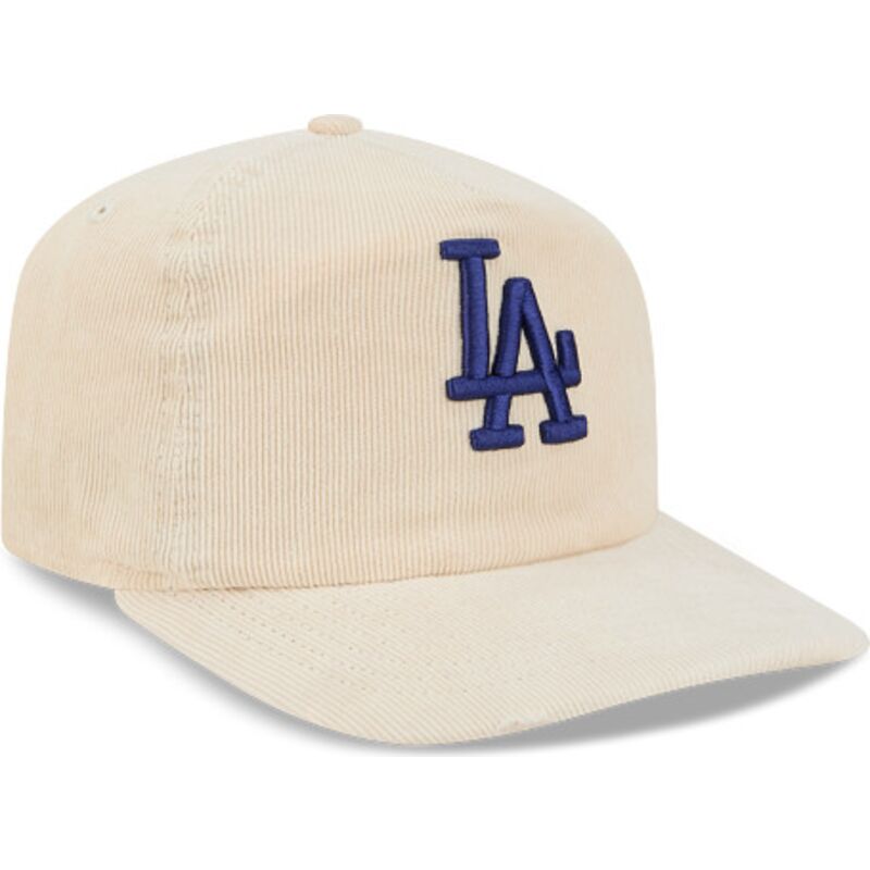 mutzen-gebogen-beige-verstellbares-band-19twenty-precurved-corduroy-pastel-der-los-angeles-dodgers-mlb-von-new-era