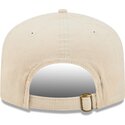 cappello-curvo-beige-cinghia-regolabile-19twenty-precurved-corduroy-pastel-dei-los-angeles-dodgers-mlb-di-new-era