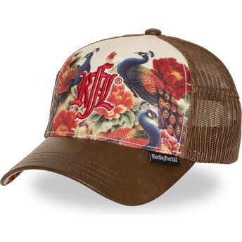Casquette trucker marron N°276 Natsu Rock’nFreeLife