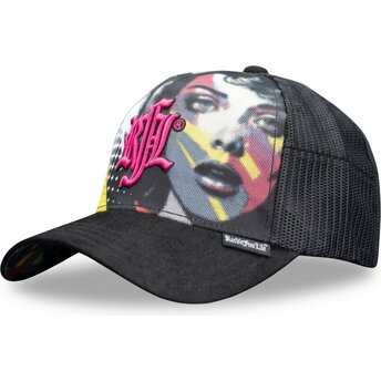 Gorra trucker negra N°246 Move The City de Rock’nFreeLife