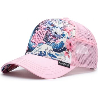 Mützen gebogen rosa snapback N°245 von Rock’nFreeLife