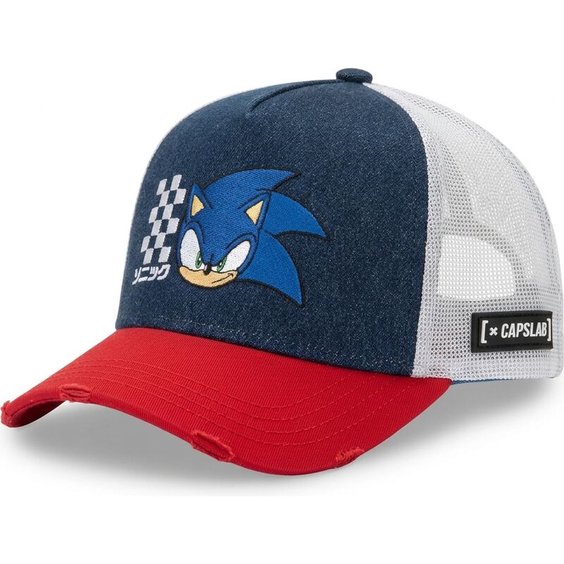 cappello-curvo-multicolore-snapback-son1-son-sonic-sonic-the-hedgehog-di-capslab