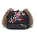 mutzen-gebogen-schwarz-angepasst-crawling-trapper-von-ed-hardy