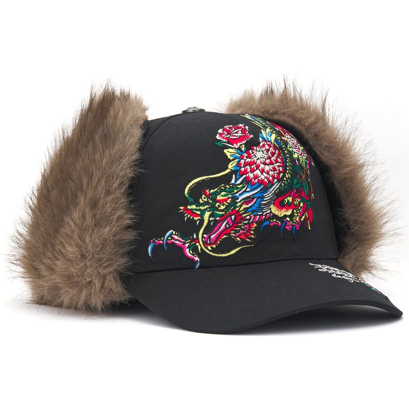 mutzen-gebogen-schwarz-angepasst-crawling-trapper-von-ed-hardy