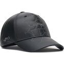 casquette-courbee-noire-ajustable-spiderweb-pu-leather-ed-hardy