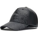 cappello-curvo-nero-cinghia-regolabile-spiderweb-pu-leather-di-ed-hardy