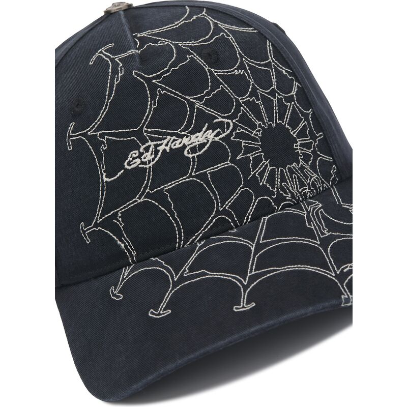 mutzen-gebogen-schwarz-verstellbares-band-spiderweb-von-ed-hardy