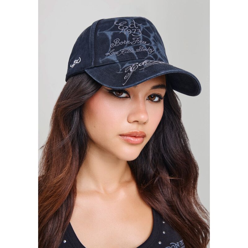 mutzen-gebogen-schwarz-snapback-spiderweb-von-ed-hardy