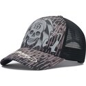 cappello-curvo-nero-snapback-13-skull-di-ed-hardy
