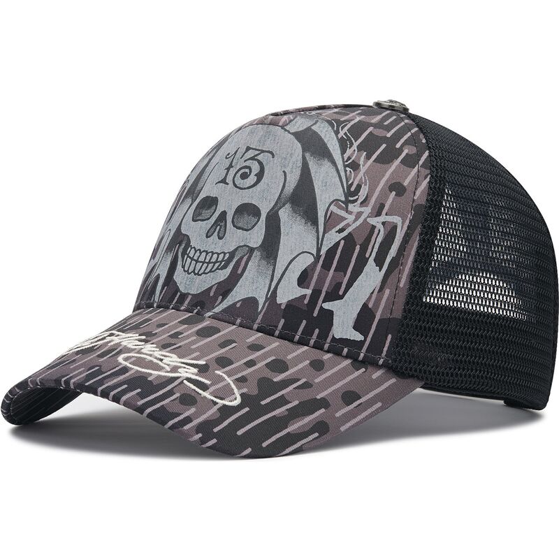mutzen-gebogen-schwarz-snapback-13-skull-von-ed-hardy mutzen-gebogen-schwarz-snapback-13-skull-von-ed-hardy