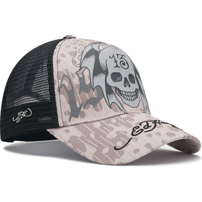 casquette-trucker-grise-et-noire-13-skull-ed-hardy