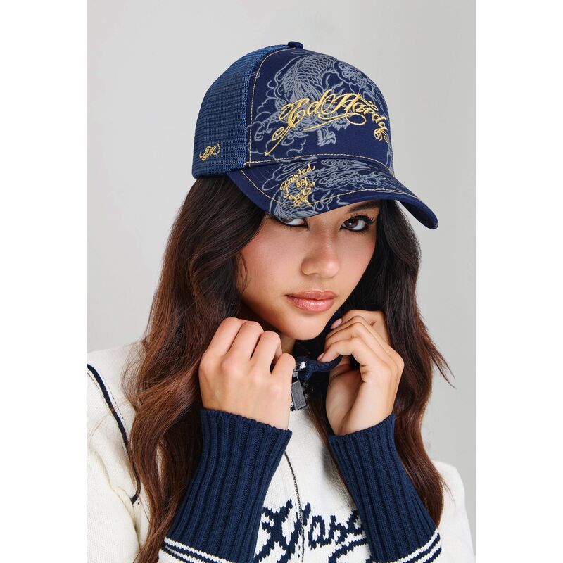 cappello-curvo-blu-marino-snapback-outline-dragons-di-ed-hardy