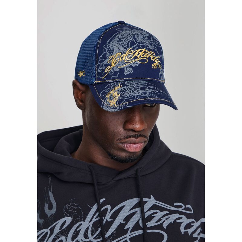 cappello-curvo-blu-marino-snapback-outline-dragons-di-ed-hardy