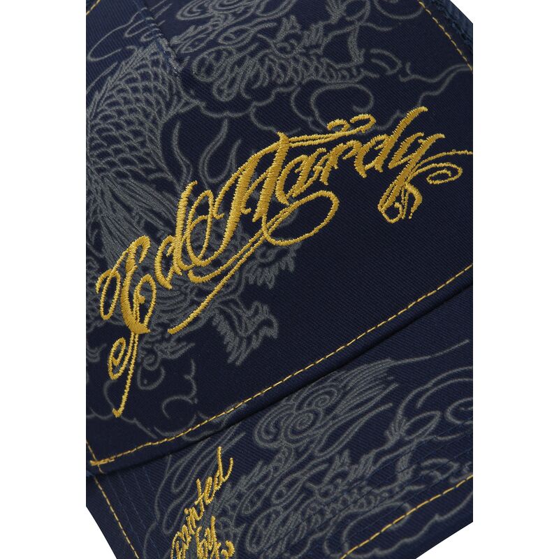 cappello-curvo-blu-marino-snapback-outline-dragons-di-ed-hardy