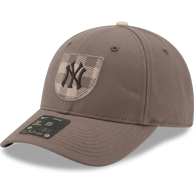 casquette-courbee-marron-snapback-dri-fit-rise-structured-new-york-yankees-mlb-nike