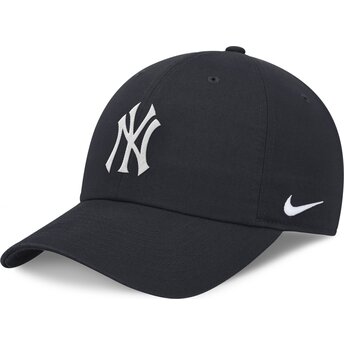 Casquette courbée bleue marine ajustable Club Unstructured Organic Cotton New York Yankees MLB Nike