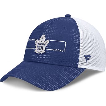 Cappello curvo blu snapback Structured Meshback dei Toronto Maple Leafs NHL di Fanatics