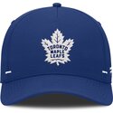 cappello-curvo-blu-snapback-structured-a-frame-dei-toronto-maple-leafs-nhl-di-fanatics