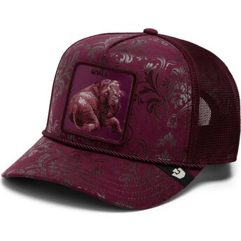Mützen gebogen weinrot snapback Goals Gilded Beast The Farm Goorin Bros.