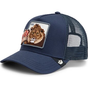 Casquette trucker bleue lion Royal Stay Royal Sidekick The Farm Goorin Bros.
