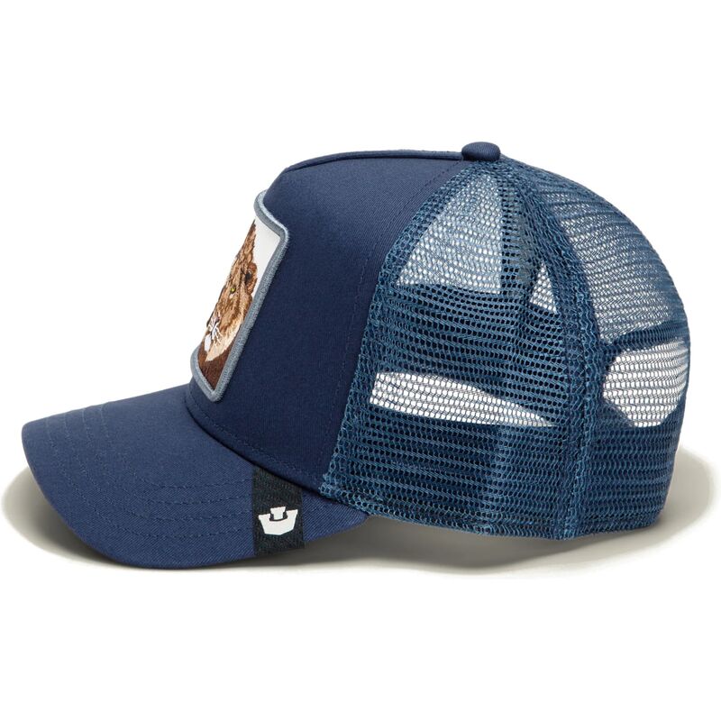 casquette-trucker-bleue-lion-royal-stay-royal-sidekick-the-farm-goorin-bros