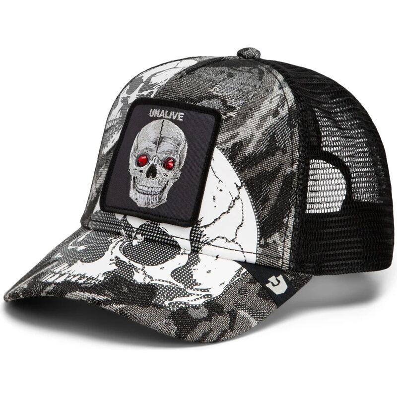 cappello-curvo-nero-snapback-bone-head-unalive-the-farm-goorin-bros