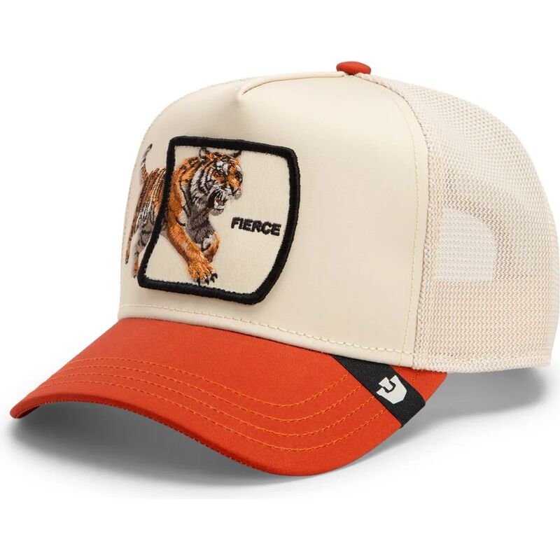 casquette-trucker-beige-et-marron-tigre-fierce-migration-the-farm-goorin-bros