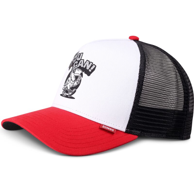 cappello-curvo-rosso-snapback-hft-toucan-di-djinns