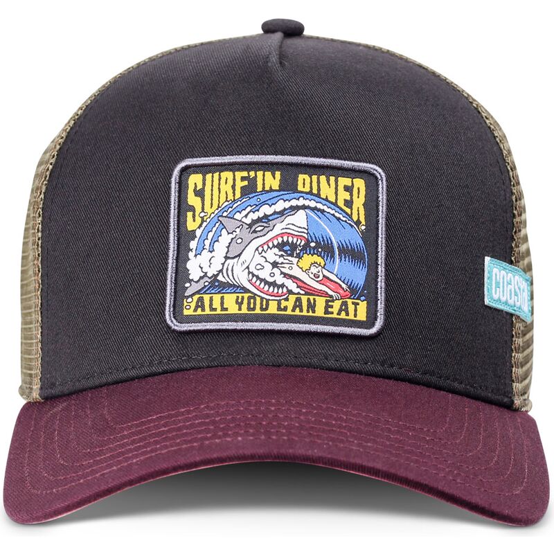 cappello-curvo-multicolore-snapback-hft-surfn-diner-di-coastal cappello-curvo-multicolore-snapback-hft-surfn-diner-di-coastal
