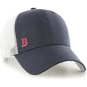 cappellino-trucker-blu-navy-con-piccolo-logo-mlb-boston-red-sox-di-47-brand