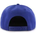 cappello-snapback-piatto-blu-con-piccolo-logo-frontale-dei-los-angeles-dodgers-mlb-di-47-brand
