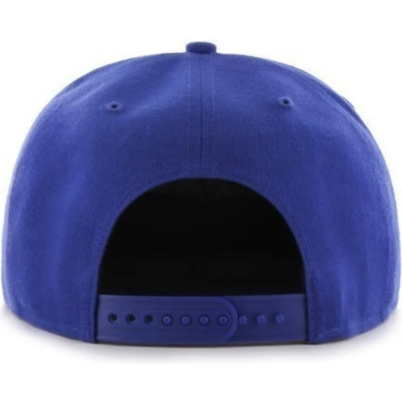 cappelli-piatta-blu-snapback-frontal-pequeno-dei-los-angeles-dodgers-mlb-di-47-brand