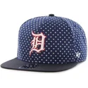 cappello-snapback-blu-navy-con-visiera-piatta-e-stampa-a-croci-mlb-detroit-tigers-di-47-brand