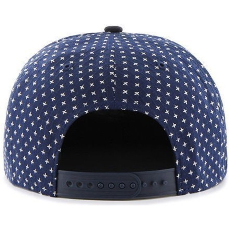 47-brand-flat-brim-cross-print-mlb-los-angeles-dodgers-snapback-cap-marineblau