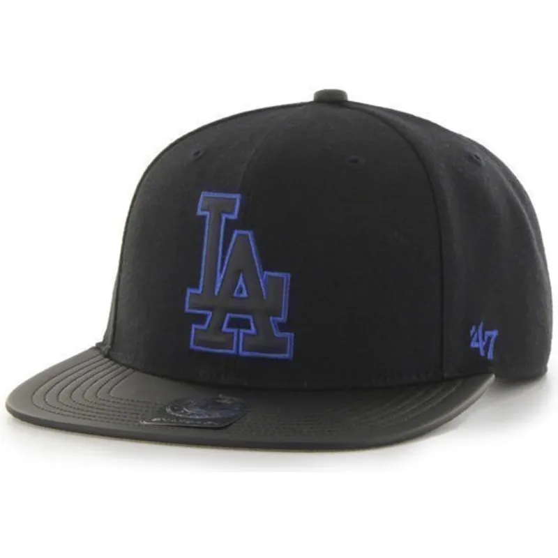 cappelli-piatta-nero-snapback-lisa-dei-los-angeles-dodgers-mlb-di-47-brand