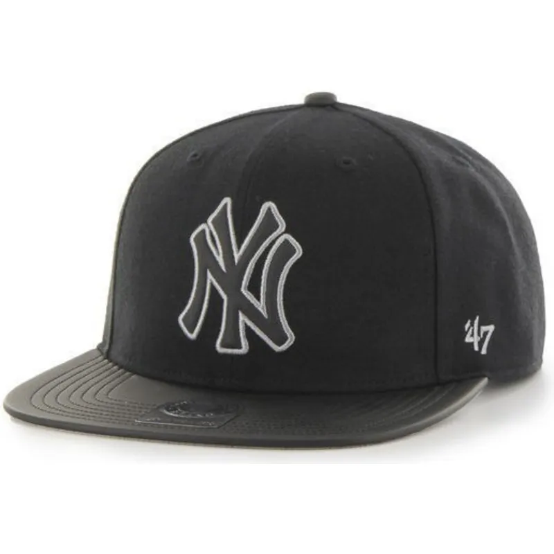 mutzen-flach-schwarz-snapback-der-new-york-yankees-mlb-von-47-brand mutzen-flach-schwarz-snapback-der-new-york-yankees-mlb-von-47-brand