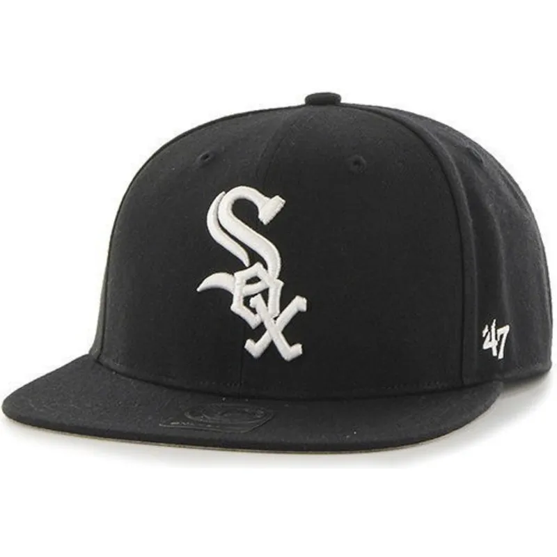 cappelli-piatta-nero-snapback-lisa-dei-chicago-white-sox-mlb-di-47-brand